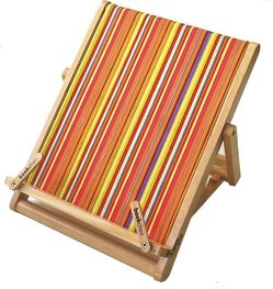 Bookchair Standard Streifen – Buchständer aus Holz