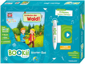 BOOKii® Starter-Set WAS IST WAS Kindergarten Entdecke den Wald! von Steinstraat,  Johann, Vogel,  Heike, Weller-Essers,  Andrea