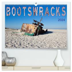 Bootswracks (hochwertiger Premium Wandkalender 2024 DIN A2 quer), Kunstdruck in Hochglanz von Gimpel,  Frauke