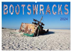 Bootswracks (Wandkalender 2024 DIN A2 quer), CALVENDO Monatskalender von Gimpel,  Frauke