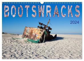 Bootswracks (Wandkalender 2024 DIN A3 quer), CALVENDO Monatskalender von Gimpel,  Frauke