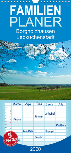 Borgholzhausen Lebkuchenstadt – Familienplaner hoch (Wandkalender 2020 , 21 cm x 45 cm, hoch) von J. Sülzner [[NJS-Photographie]],  Norbert