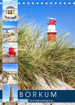 Borkum Strandspaziergang (Tischkalender 2023 DIN A5 hoch) von Dreegmeyer,  Andrea