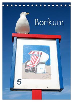Borkum (Tischkalender 2024 DIN A5 hoch), CALVENDO Monatskalender von Raab,  Karsten-Thilo
