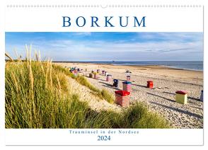 BORKUM Trauminsel in der Nordsee (Wandkalender 2024 DIN A2 quer), CALVENDO Monatskalender von Dreegmeyer,  Andrea