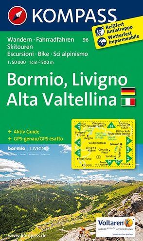 Bormio – Livigno – Alta Valtellina von KOMPASS-Karten GmbH