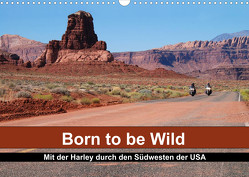 Born to be Wild – Mit der Harley durch den Südwesten der USA (Wandkalender 2023 DIN A3 quer) von Kärcher,  Mike
