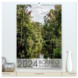 BORNEO Bedrohtes Paradies (hochwertiger Premium Wandkalender 2024 DIN A2 hoch), Kunstdruck in Hochglanz von Schoennerstedt,  Maren