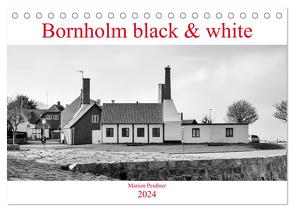 Bornholm black & white (Tischkalender 2024 DIN A5 quer), CALVENDO Monatskalender von Peußner,  Marion