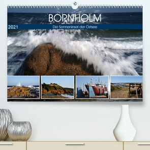 Bornholm – Sonneninsel der Ostsee (Premium, hochwertiger DIN A2 Wandkalender 2021, Kunstdruck in Hochglanz) von Harhaus,  Helmut