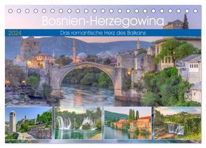Bosnien-Herzegowina Das romantische Herz des Balkans (Tischkalender 2024 DIN A5 quer), CALVENDO Monatskalender von Kruse,  Joana