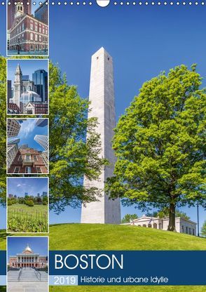BOSTON Historie und urbane Idylle (Wandkalender 2019 DIN A3 hoch) von Viola,  Melanie