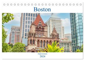 Boston – Impressionen (Tischkalender 2024 DIN A5 quer), CALVENDO Monatskalender von pixs:sell,  pixs:sell