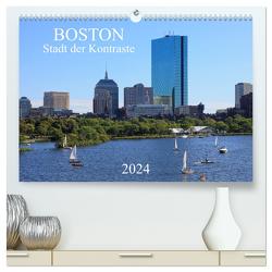 Boston – Stadt der Kontraste (hochwertiger Premium Wandkalender 2024 DIN A2 quer), Kunstdruck in Hochglanz von Grosskopf,  Rainer