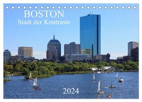 Boston – Stadt der Kontraste (Tischkalender 2024 DIN A5 quer), CALVENDO Monatskalender von Grosskopf,  Rainer