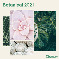 Botanical 2021 – Wand-Kalender – Broschüren-Kalender – 30×30 – 30×60 geöffnet – Blumen