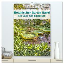 Botanischer Garten Basel – Eine Oase zum Entdecken (hochwertiger Premium Wandkalender 2024 DIN A2 hoch), Kunstdruck in Hochglanz von Brunner-Klaus,  Liselotte