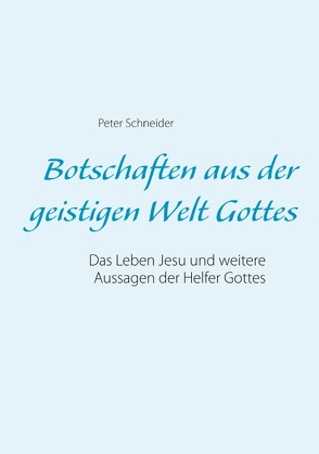 Botschaften aus der geistigen Welt Gottes von Schneider,  Peter