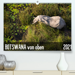 Botswana von oben (Premium, hochwertiger DIN A2 Wandkalender 2021, Kunstdruck in Hochglanz) von krueger-photography