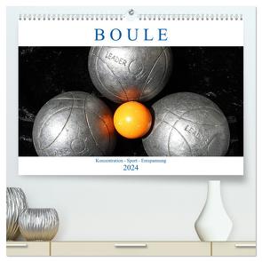 Boule. Konzentration – Sport – Entspannung (hochwertiger Premium Wandkalender 2024 DIN A2 quer), Kunstdruck in Hochglanz von Robert,  Boris