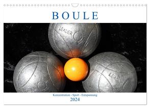 Boule. Konzentration – Sport – Entspannung (Wandkalender 2024 DIN A3 quer), CALVENDO Monatskalender von Robert,  Boris