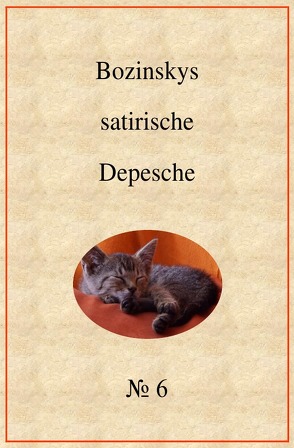 Bozinskys satirische Depesche von Bozinsky,  R. T.
