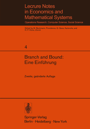 Branch and Bound: Eine Einführung von Weinberg,  F.