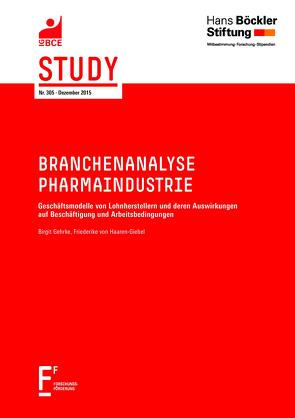 Branchenanalyse Pharmaindustrie von Gehrke,  Birgit, von Haaren-Giebel,  Friederike