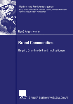 Brand Communities von Algesheimer,  René