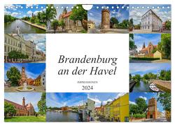 Brandenburg an der Havel Impressionen (Wandkalender 2024 DIN A4 quer), CALVENDO Monatskalender von Meutzner,  Dirk