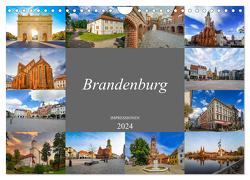 Brandenburg Impressionen (Wandkalender 2024 DIN A4 quer), CALVENDO Monatskalender von Meutzner,  Dirk