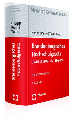 Brandenburgisches Hochschulgesetz von Knopp,  Lothar, Peine,  Franz-Joseph, Topel,  Harald