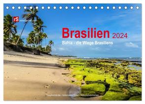 Brasilien 2024 Bahia – die Wiege Brasiliens (Tischkalender 2024 DIN A5 quer), CALVENDO Monatskalender von Bergwitz,  Uwe