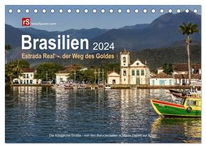 Brasilien 2024 Estrada Real – der Weg des Goldes (Tischkalender 2024 DIN A5 quer), CALVENDO Monatskalender von Bergwitz,  Uwe