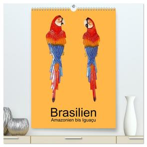 Brasilien – Amazonien bis Iguaçu (hochwertiger Premium Wandkalender 2024 DIN A2 hoch), Kunstdruck in Hochglanz von Rudolf Blank,  Dr.