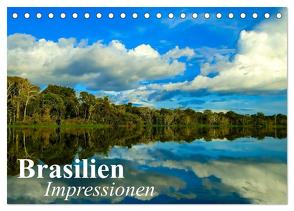 Brasilien. Impressionen (Tischkalender 2024 DIN A5 quer), CALVENDO Monatskalender von Stanzer,  Elisabeth