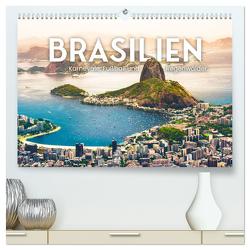 Brasilien – Karnevale, Fußball und Regenwälder. (hochwertiger Premium Wandkalender 2024 DIN A2 quer), Kunstdruck in Hochglanz von SF,  SF