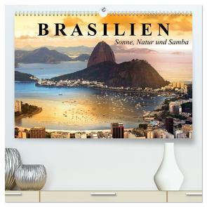 Brasilien. Sonne, Natur und Samba (hochwertiger Premium Wandkalender 2024 DIN A2 quer), Kunstdruck in Hochglanz von Stanzer,  Elisabeth
