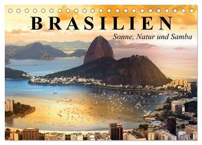 Brasilien. Sonne, Natur und Samba (Tischkalender 2024 DIN A5 quer), CALVENDO Monatskalender von Stanzer,  Elisabeth
