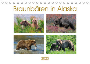 Braunbären in Alaska (Tischkalender 2023 DIN A5 quer) von Wilczek,  Dieter