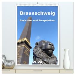 Braunschweig Ansichten und Perspektiven (hochwertiger Premium Wandkalender 2024 DIN A2 hoch), Kunstdruck in Hochglanz von Schröer,  Designer AGD,  Braunschweig,  Ralf