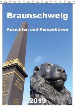 Braunschweig Ansichten und Perspektiven (Tischkalender 2019 DIN A5 hoch) von AGD,  Designer, Braunschweig, Schröer,  Ralf
