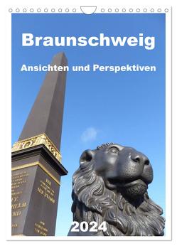 Braunschweig Ansichten und Perspektiven (Wandkalender 2024 DIN A4 hoch), CALVENDO Monatskalender von Schröer,  Designer AGD,  Braunschweig,  Ralf