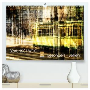 BRAUNSCHWEIG – Besonders Sehen (hochwertiger Premium Wandkalender 2024 DIN A2 quer), Kunstdruck in Hochglanz von aplowski,  andrea