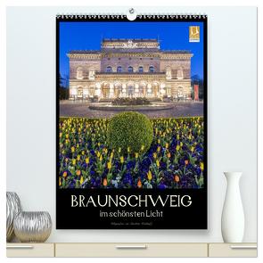 Braunschweig im schönsten Licht (hochwertiger Premium Wandkalender 2024 DIN A2 hoch), Kunstdruck in Hochglanz von Berkhoff,  Christine