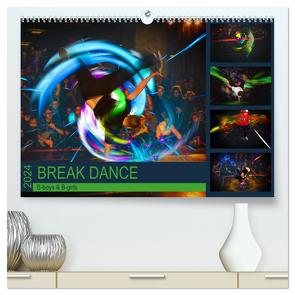 Break Dance B-boys & B-girls (hochwertiger Premium Wandkalender 2024 DIN A2 quer), Kunstdruck in Hochglanz von Meutzner,  Dirk