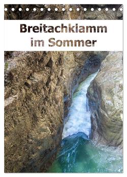 Breitachklamm im Sommer (Tischkalender 2024 DIN A5 hoch), CALVENDO Monatskalender von Brunner-Klaus,  Liselotte