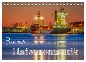 Bremer Hafenromantik (Tischkalender 2024 DIN A5 quer), CALVENDO Monatskalender von Kortjohann Photography,  Urte