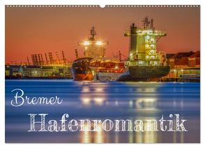 Bremer Hafenromantik (Wandkalender 2024 DIN A2 quer), CALVENDO Monatskalender von Kortjohann Photography,  Urte
