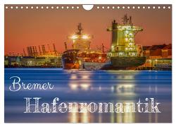 Bremer Hafenromantik (Wandkalender 2024 DIN A4 quer), CALVENDO Monatskalender von Kortjohann Photography,  Urte
